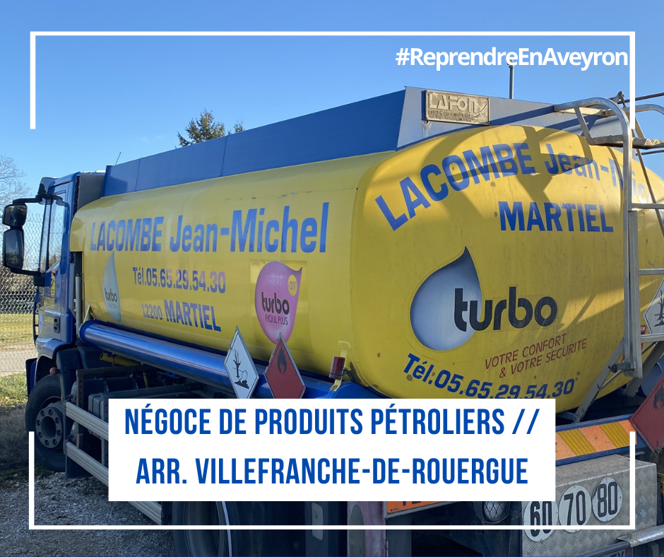 Offre de reprise d'entreprise Octobre 2023