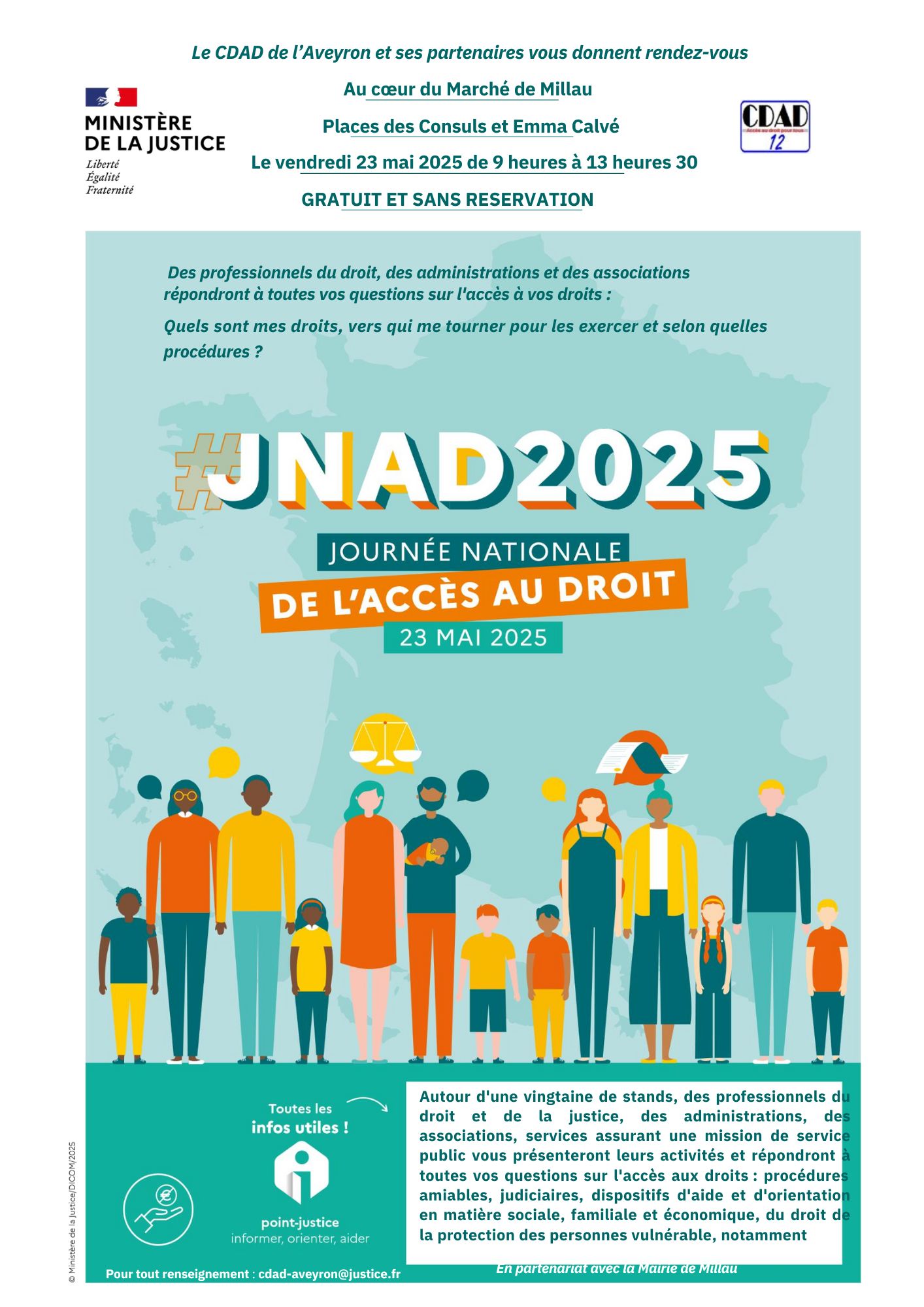 Journée d'accès au droit dans l'Aveyron 2025