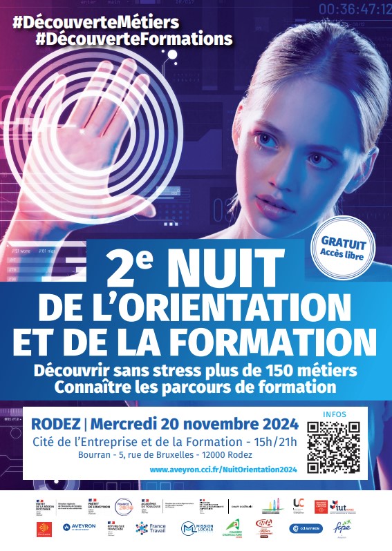 Flyer Nuit de l'Orientation et de la Formation