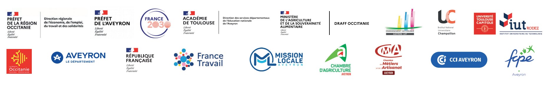 Partenaires Nuit de l'Orientation et de la Formation 2024