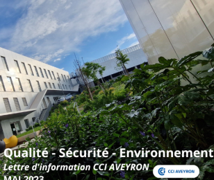 Lettre d'information QSE développement durable Mai 2023