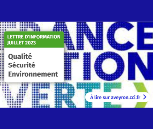 Lettre d'information QSE développement durable Juillet 2023