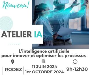 Intelligence artificielle ateliers IA CCI AVEYRON