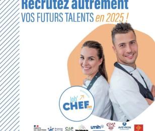 Restaurateur, participez à l'opération JOB'CHEF Aveyron 2025