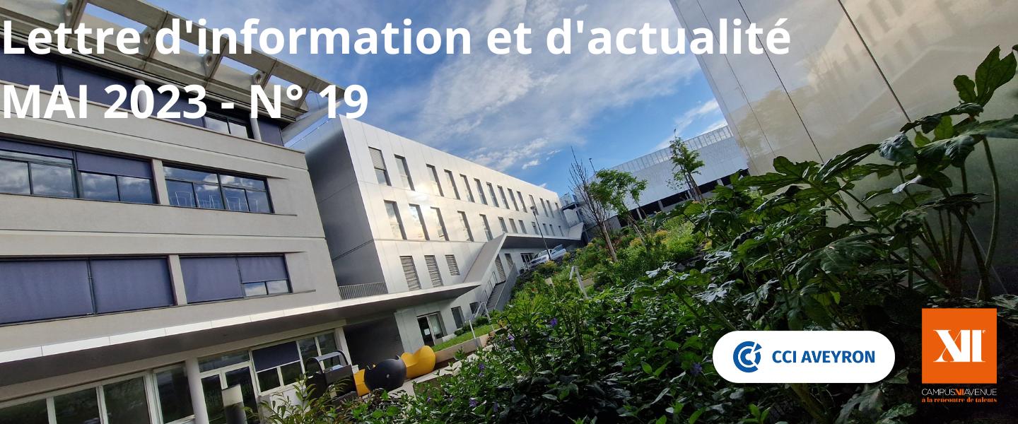 Lettre d'information et d'actualité CCI AVEYRON Mai 2023