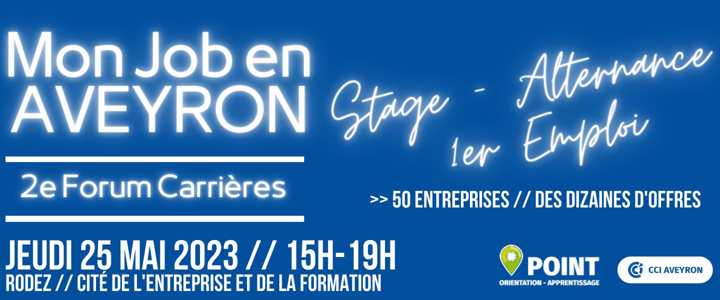 Mon Job en Aveyron 2e Forum Carrières